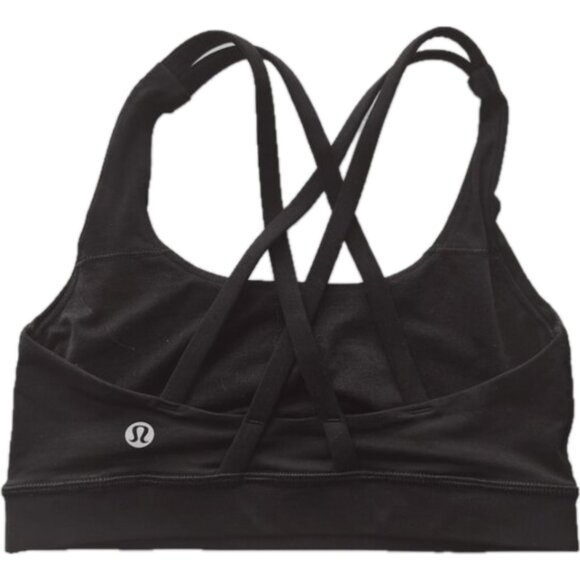 Lululemon x Peloton Energy Bra, Black, Size 2 - Picture 2 of 5